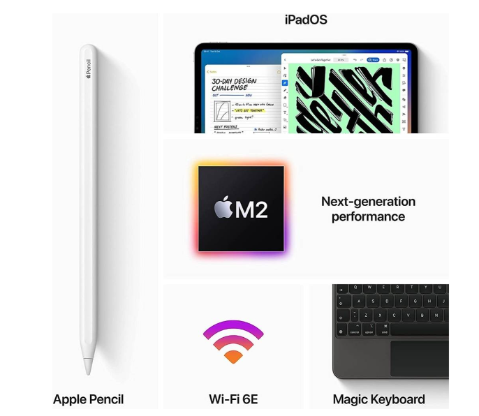 12.9-inch iPad Pro M2 Wi‑Fi 512GB SPACE GREY