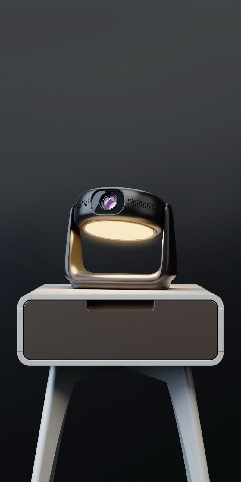 Powerology Rotating Stand Portable Projector