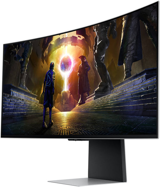 Samsung 34" Gaming Monitor G8 Odyssey OLED Ultra Wide QHD with Smart Functions 175Hz 0.03Ms