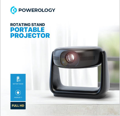 Powerology Rotating Stand Portable Projector