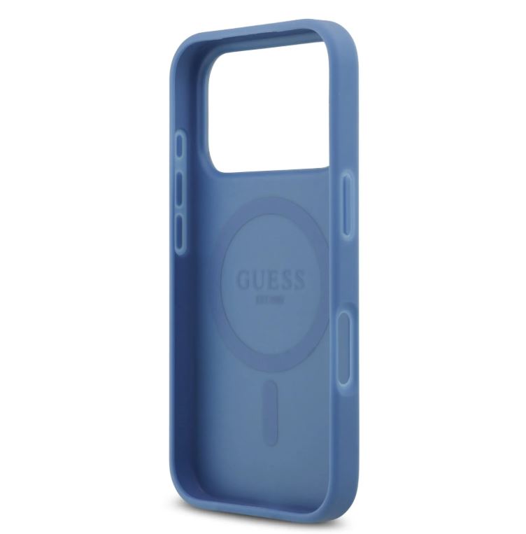 Guess MagSafe 4G PU Leather Case With Classic Logo-iPhone 17 Pro