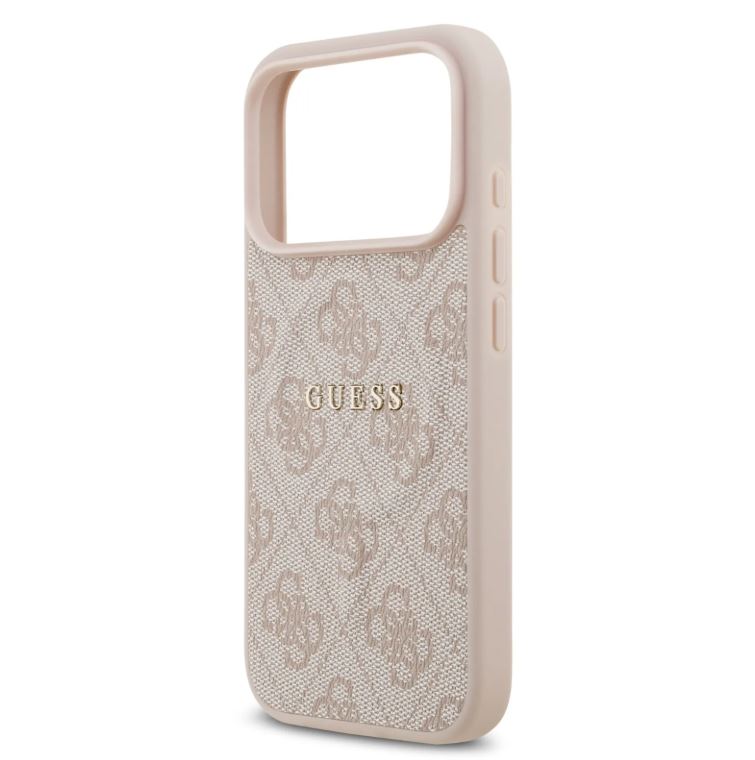 Guess MagSafe 4G PU Leather Case With Classic Logo-iPhone 17 Pro