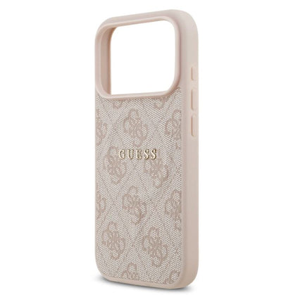 Guess MagSafe 4G PU Leather Case With Classic Logo-iPhone 17 Pro