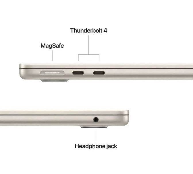 15-inch MacBook Air M4 10C CPU and 10C GPU 16GB 512GB SSD Starlight