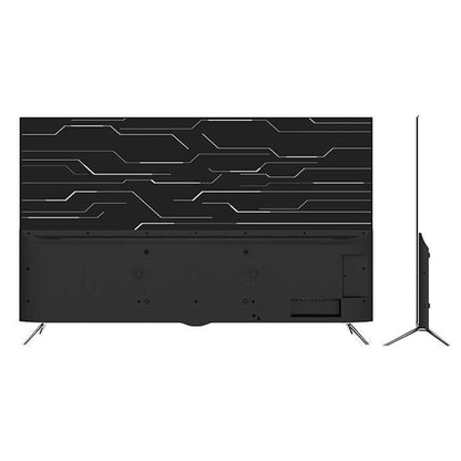 Ollz 4K UHD 55-inch QLED Smart Screen, 120Hz 4K HDR, Google TV, Voice Remote, Slim Design