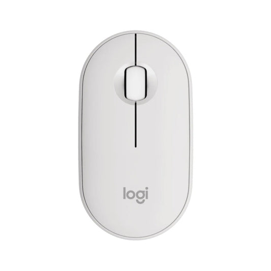 Logitech Pebble 2 M350s Wireless/Bluetooth Mouse - Tonal White