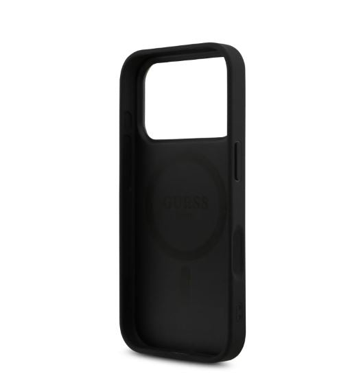 Guess MagSafe 4G PU Leather Case With Triangle Logo-iPhone 17 Pro