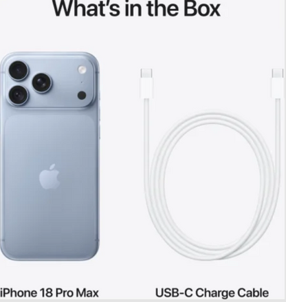 iPhone 18 Pro Max 2TB Glacier