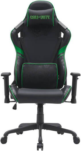Call Of Duty (COD) Gaming Chair With Adjustable 4D Armrest & Metal Base - Green/Black