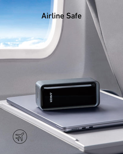 ANKER 3-Port 200W Power Bank  LCD Screen 20,000mAh Black