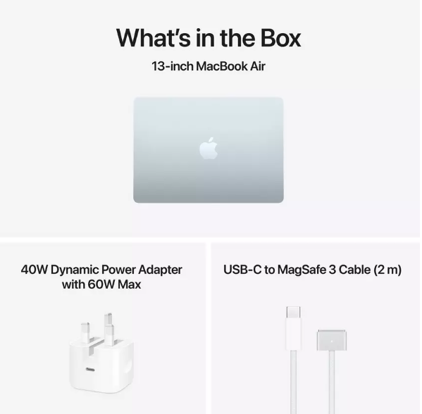 13-inch MacBook Air M5 10C CPU and 8C GPU 16GB 512GB SSD Sky Blue