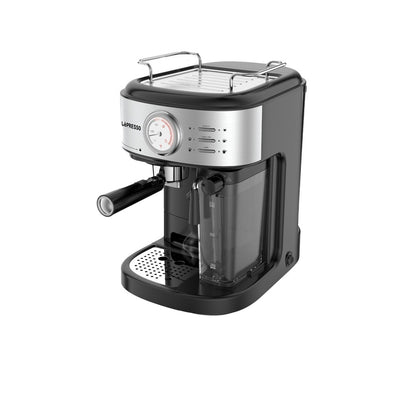 ماكينة تحضير قهوة الإسبريسو LePresso Barista مزودة بخافق حليب أوتوماتيكي ومقياس تدفق