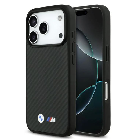 BMW MagSafe Kevlar Case With Metal Logos-iPhone 17 Pro Max