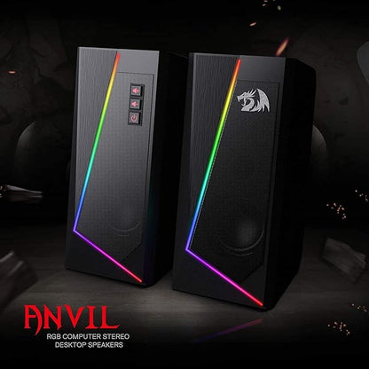 Redragon ANVIL GS520 RGB Wired Gaming Stereo Speakers