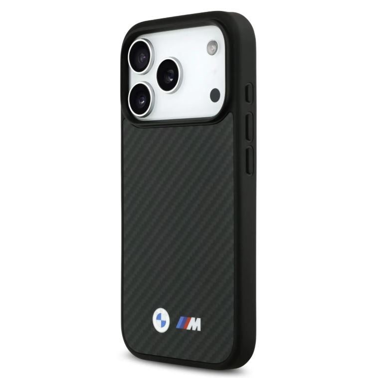 BMW MagSafe Kevlar Case With Metal Logos-iPhone 17 Pro Max