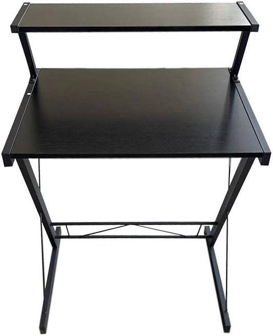 GAMEON L-Shaped Slayer I Series Gaming Desk (Size: 129*129*74cm & Table top 80*46cm) With Headset Hook, Cup Holder & Accessories  Stand - Black