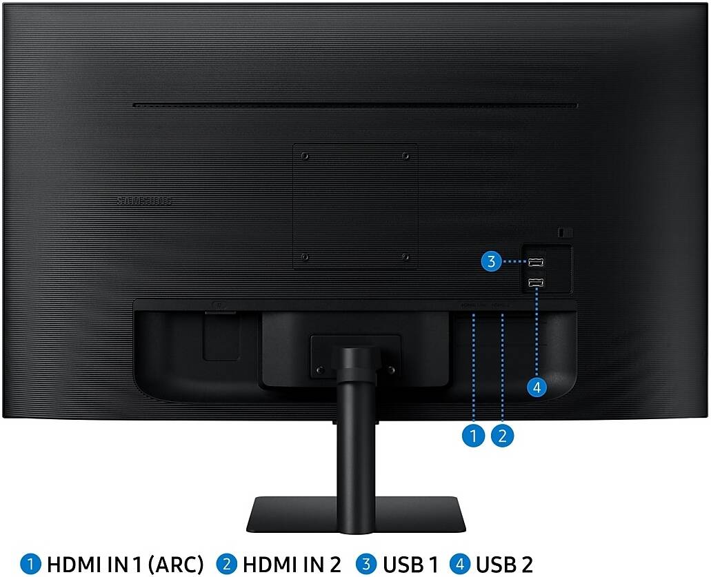 Samsung M50D 27-inch Smart Monitor with Multi-Device Experience