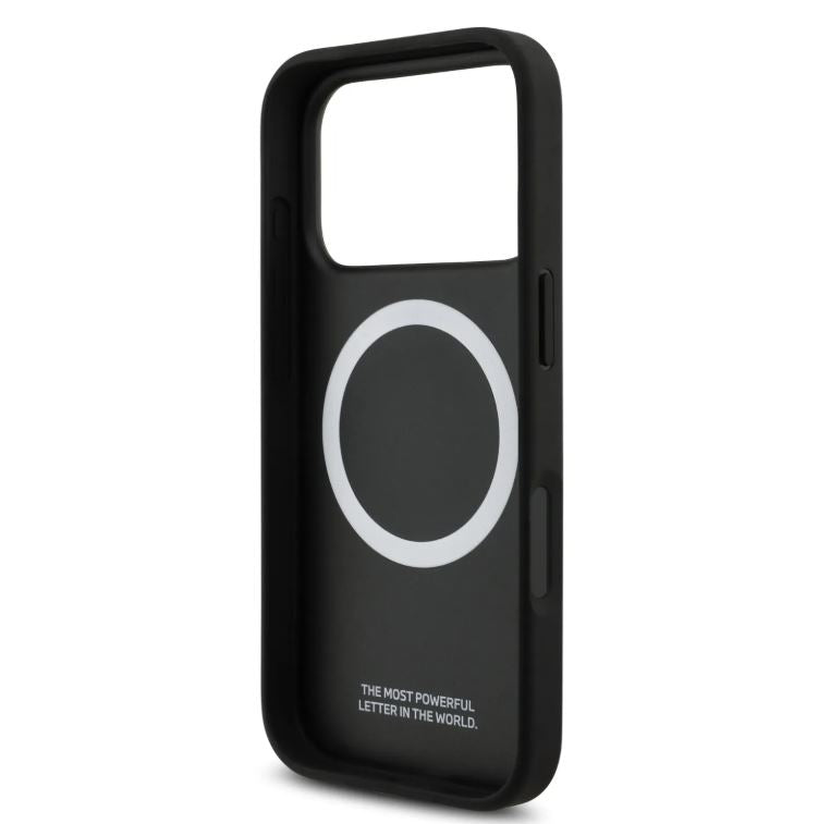 BMW MagSafe Kevlar Case With Printed Tricolor & Metal Logos-iPhone 17 Pro Max