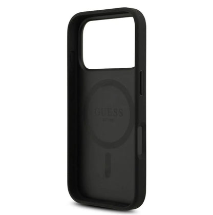 Guess MagSafe 4G PU Leather Case With Classc & Strass Logo-iPhone 17 Pro Max