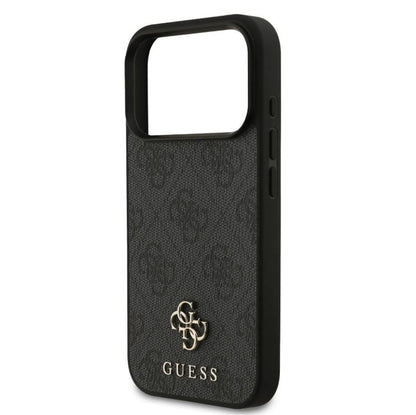 Guess MagSafe 4G PU Leather Case With Small 4G & Classic Metal Logo-iPhone 17 Pro
