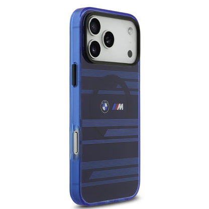 BMW MagSafe Transparent IML Case With Metal Buttons & Line Designs-iPhone 17 Pro Max