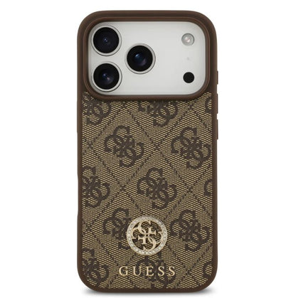 Guess MagSafe 4G PU Leather Case With Classc & Strass Logo-iPhone 17 Pro
