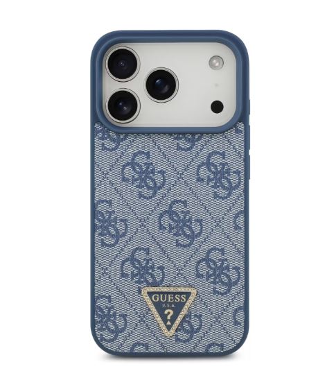 Guess MagSafe 4G PU Leather Case With Triangle Logo-iPhone 17 Pro