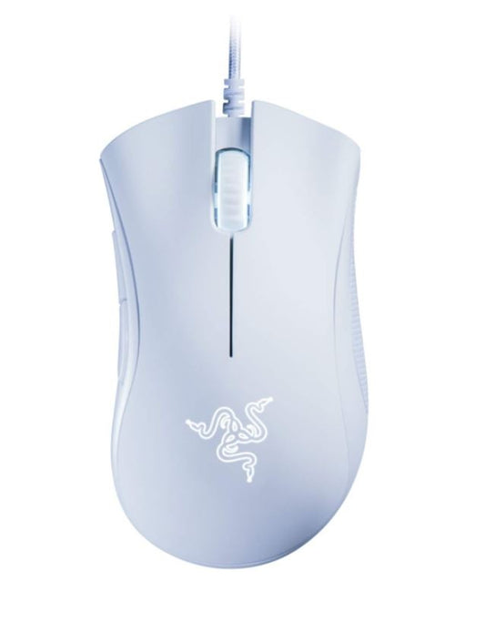 Razer DeathAdder Essential Ergonomic 6400 DPI Wired Gaming Mouse - White