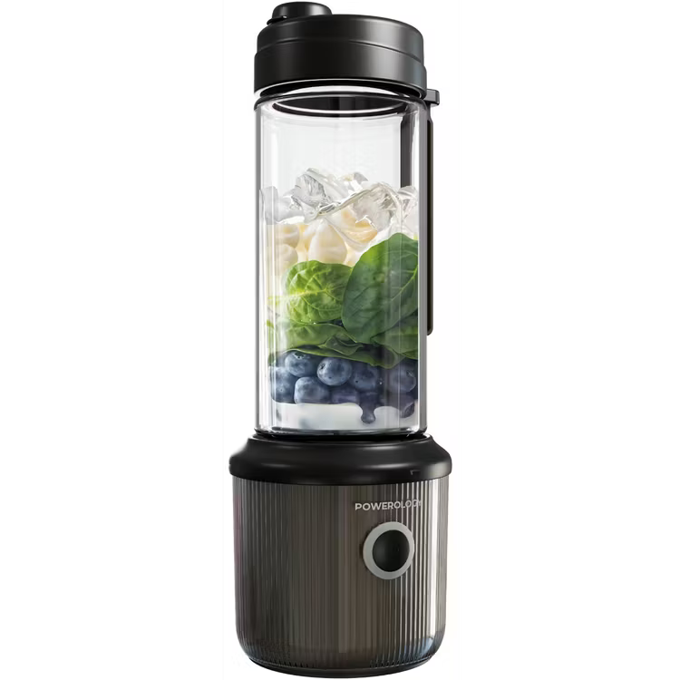 Powerology Press & Refresh Portable Blender-Black