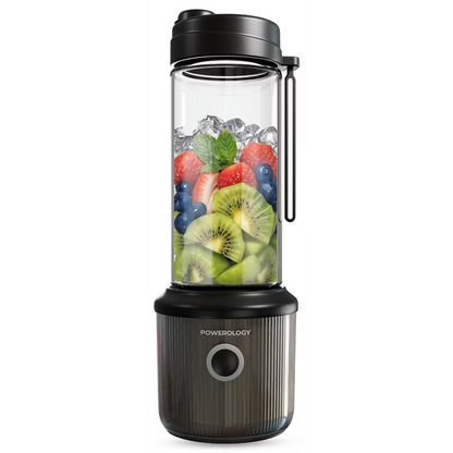 Powerology Press & Refresh Portable Blender-Black