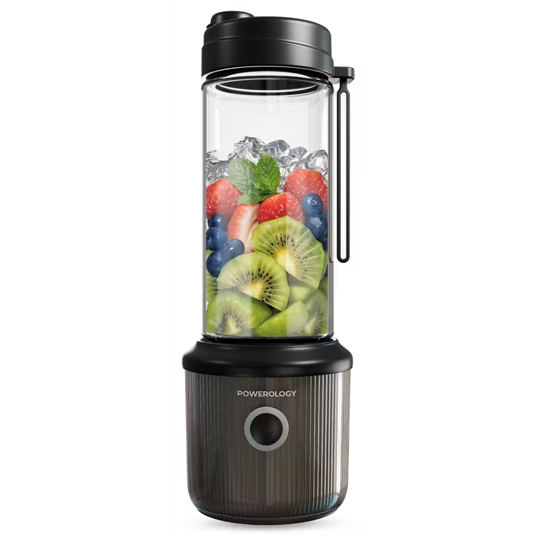 Powerology Press & Refresh Portable Blender-Black