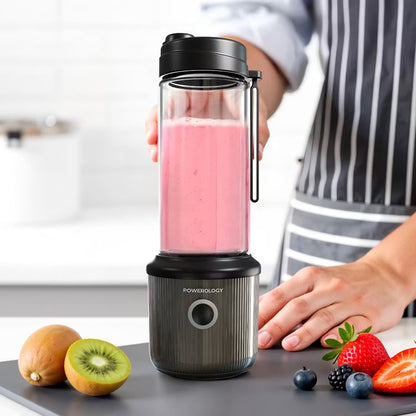 Powerology Press & Refresh Portable Blender-Black