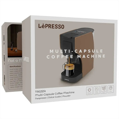 Lepresso Multi-Capsule Coffee Machine - Brown