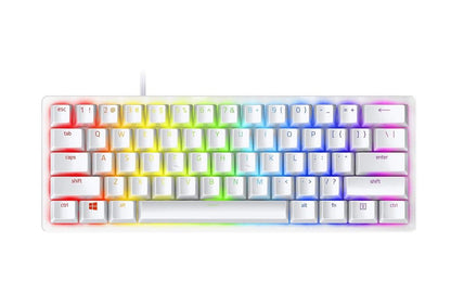 Razer Huntsman Mini Mercury Edition 60% Gaming Keyboard Linear Optical Red Switches & PBT Keycaps