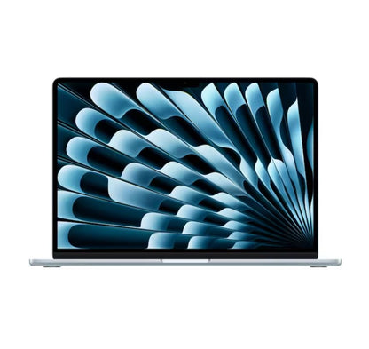 Apple MacBook Air - 15.3" - M4 - 10-Core CPU - 10-Core GPU - 16-Core Neural Engine - 16GB RAM - 512GB SSD - Arabic-English -Sky Blue - 1YW
