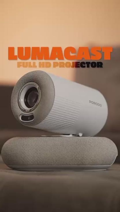 Porodo Lumacast Smart Full HD Projector Auto Focus & Keystone