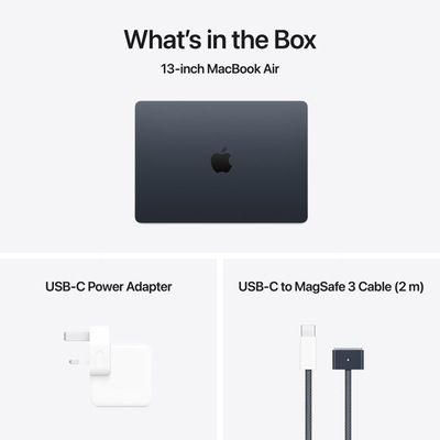 13-inch MacBook Air M4 10C CPU and 10C GPU 16GB 512GB SSD Midnight